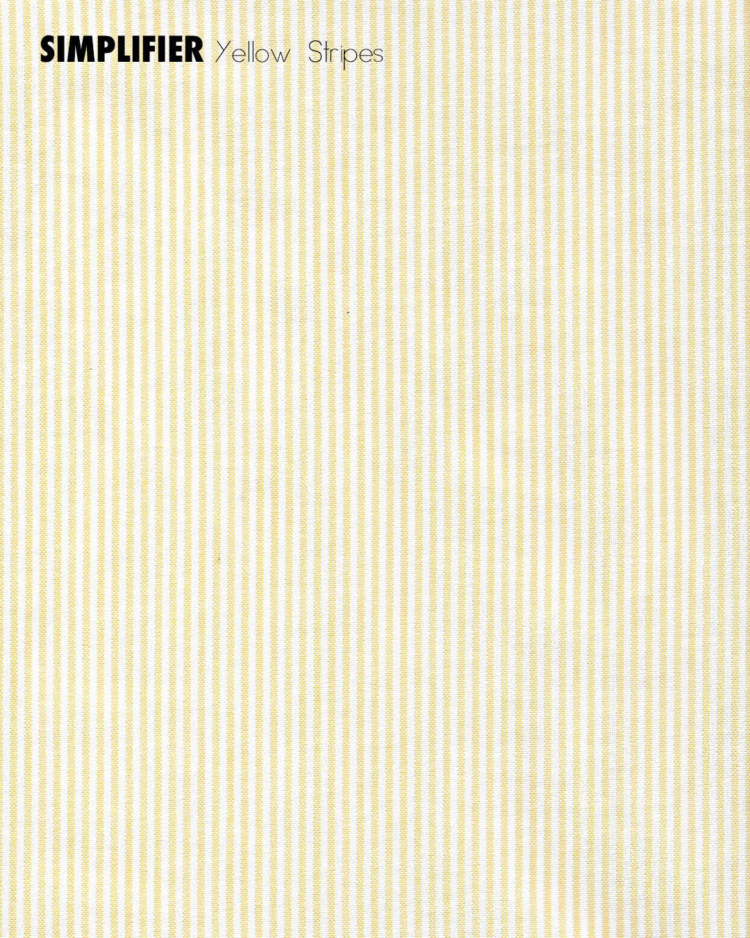 Chemise RALPH V2 - Yellow stripes (pré-commande)
