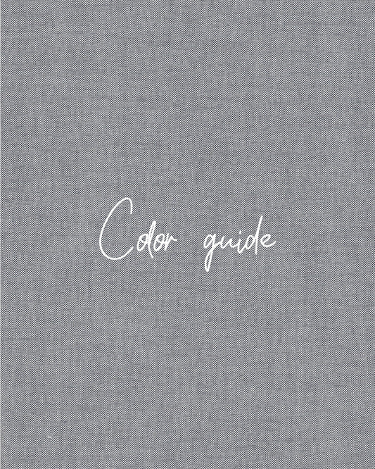 LE GUIDE DES COULEURS